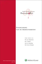 Omslag van Financiering van de productieketen