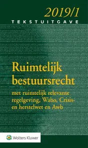 Omslag van Tekstuitgave Ruimtelijk bestuursrecht 2019/1