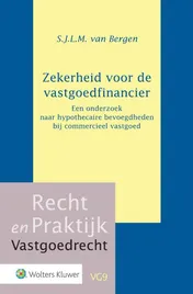 Omslag van Zekerheid voor de vastgoedfinancier