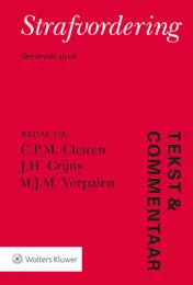 Omslag van Tekst & Commentaar Strafvordering