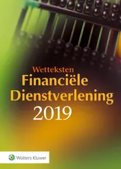 Omslag van Wetteksten Financiële Dienstverlening 2019