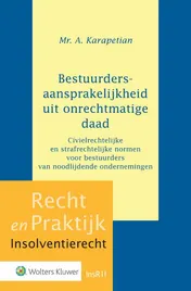 Omslag van Bestuurdersaansprakelijkheid uit onrechtmatige daad