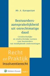 Omslag van Bestuurdersaansprakelijkheid uit onrechtmatige daad