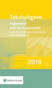 Omslag van Tekstuitgave Algemene wet bestuursrecht 2019