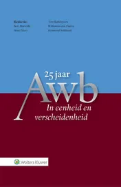 Omslag van 25 jaar Awb In eenheid en verscheidenheid