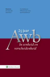 Omslag van 25 jaar Awb In eenheid en verscheidenheid