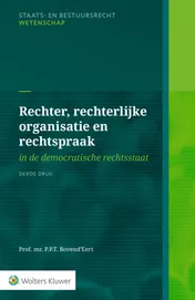 Omslag van Rechter, rechterlijke organisatie en rechtspraak