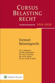Omslag van Cursus Belastingrecht 2019-2020