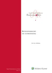 Omslag van Retentierecht en uitwinning