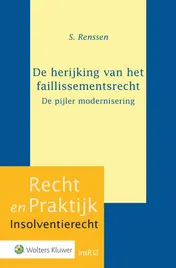Omslag van De herijking van het faillissementsrecht-de pijler modernisering