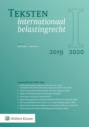 Omslag van Teksten Internationaal belastingrecht 2019/2020