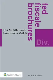 Omslag van Het Multilaterale Instrument (MLI)