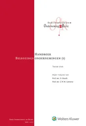 Omslag van Handboek beleggingsondernemingen