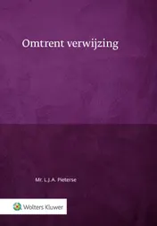 Omslag van Omtrent verwijzing