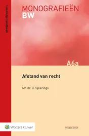 Omslag van Afstand van recht