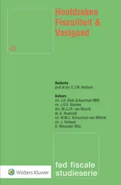 Omslag van Hoofdzaken Fiscaliteit & Vastgoed
