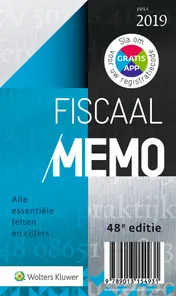 Omslag van Fiscaal Memo juli 2019