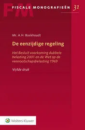Omslag van De eenzijdige regeling