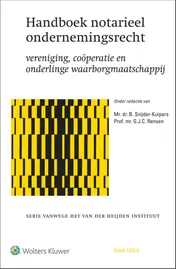 Omslag van Handboek notarieel ondernemingsrecht