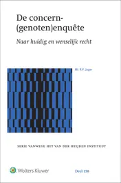 Omslag van De concern(genoten)enquête