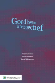 Omslag van Goed bestuur in perspectief