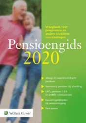 Omslag van Pensioengids 2020