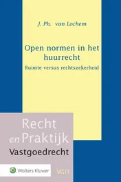 Omslag van Open normen in het huurrecht