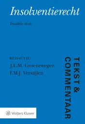 Omslag van Tekst & Commentaar Insolventierecht