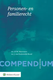 Omslag van Compendium van het personen- en familierecht