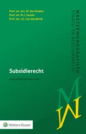 Omslag van Subsidierecht