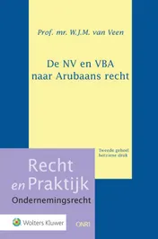 Omslag van De NV en VBA naar Arubaans recht