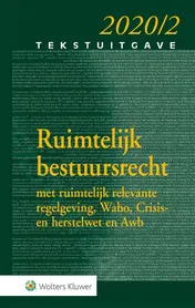 Omslag van Tekstuitgave Ruimtelijk bestuursrecht 2020/2