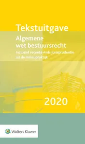 Omslag van Tekstuitgave Algemene wet bestuursrecht 2020