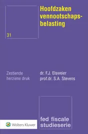 Omslag van Hoofdzaken vennootschapsbelasting
