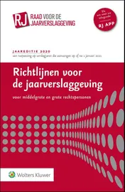Omslag van Richtlijnen voor de jaarverslaggeving, middelgrote en grote rechtspersonen 2020