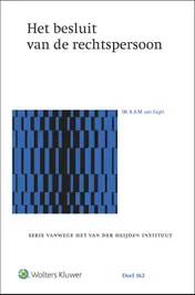 Omslag van Het besluit van de rechtspersoon