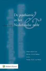 Omslag van De psychiatrie in het Nederlandse recht