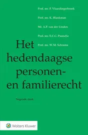 Omslag van Het hedendaagse personen- en familierecht