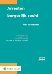 Omslag van Arresten burgerlijk recht editie 2020