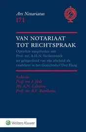 Omslag van Van notariaat tot rechtspraak