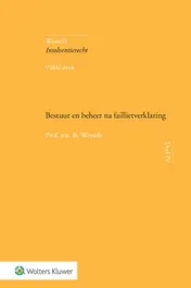 Omslag van Bestuur en beheer na faillietverklaring