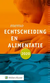 Omslag van Memo Echtscheiding en alimentatie 2020