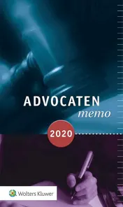 Omslag van Advocatenmemo 2020
