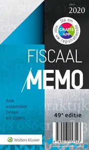 Omslag van Fiscaal Memo juli 2020