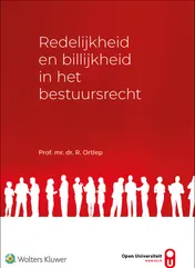 Omslag van Redelijkheid en billijkheid in het bestuursrecht