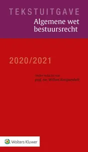 Omslag van Tekstuitgave Algemene wet bestuursrecht 2020/2021