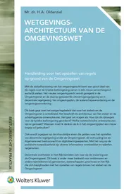 Omslag van Wetgevingsarchitectuur van de Omgevingswet