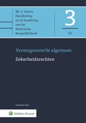 Omslag van Asser 3-VI Zekerheidsrechten