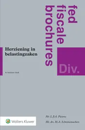 Omslag van Herziening in belastingzaken