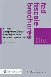 Omslag van Fiscale aansprakelijkheidsbepalingen in de Invorderingswet 1990